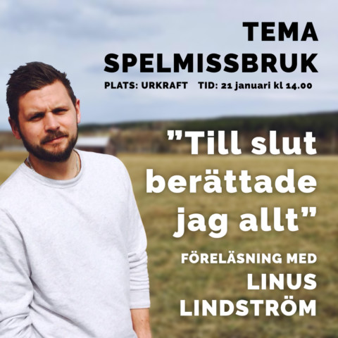 Föreläsning Urkraft Linus Lindström om spelmissbruk 2020 01 ver2
